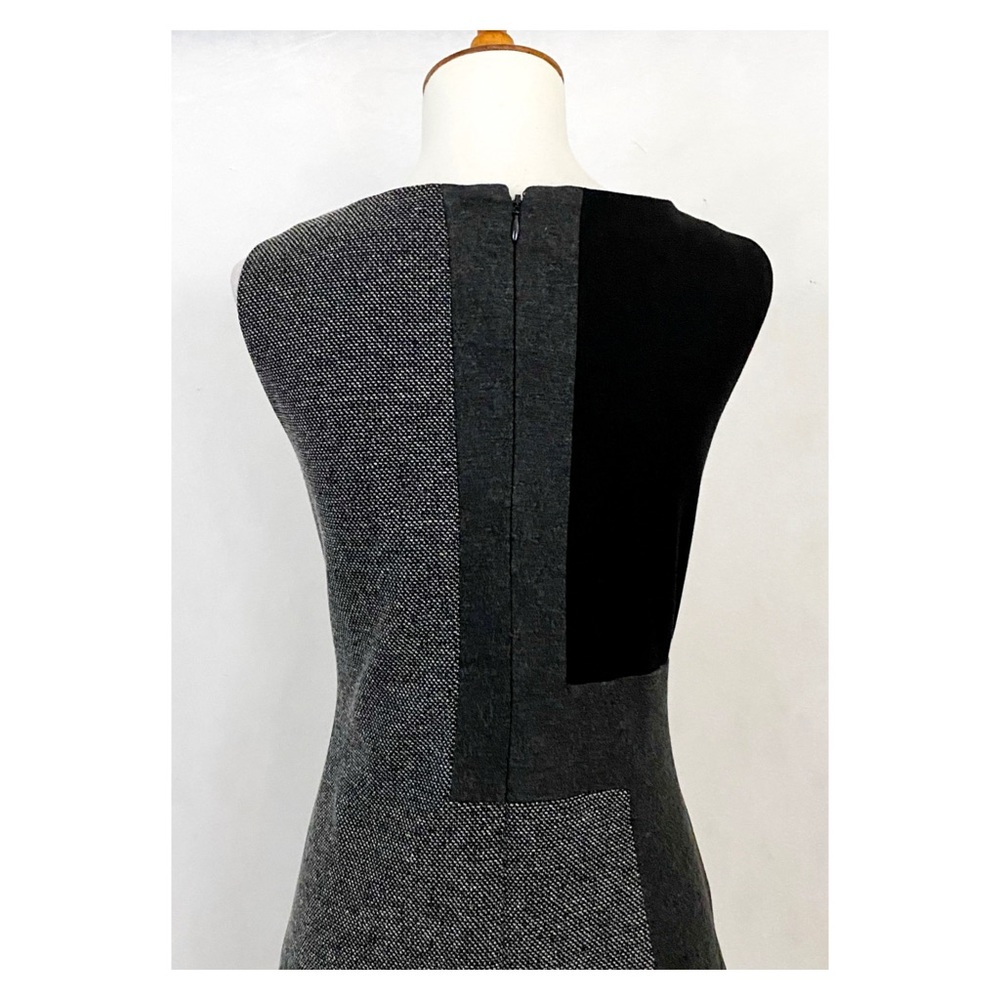 White House Black Market Tweed Color Block Dress - Picture 7 of 11